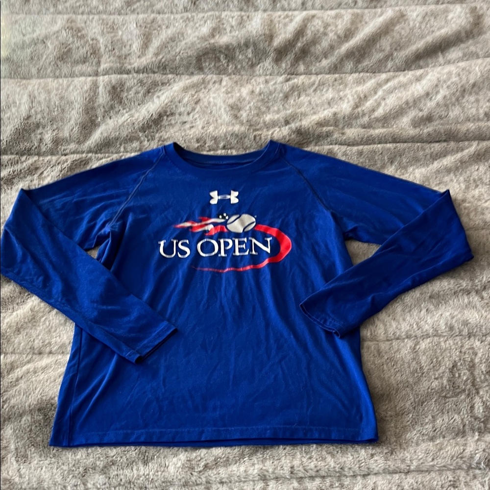 Under Armour Kids Long Sleeve US Open Tee - Blue